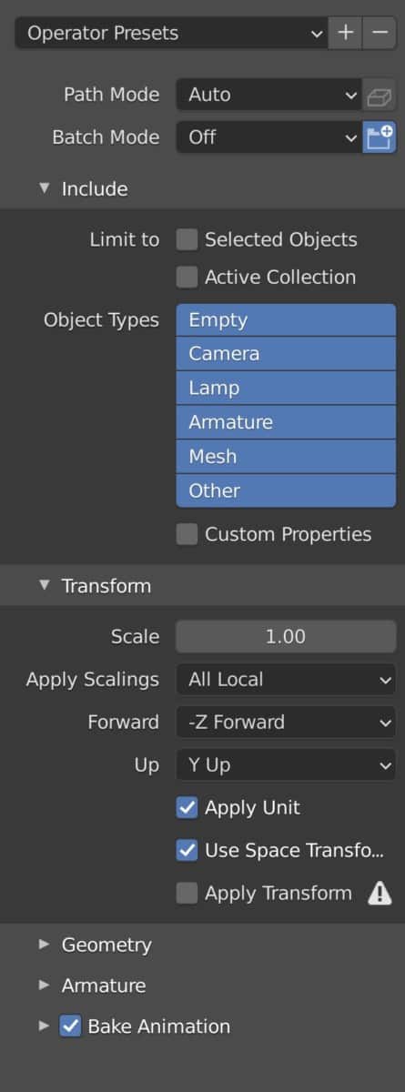 unity fbx exporter how to