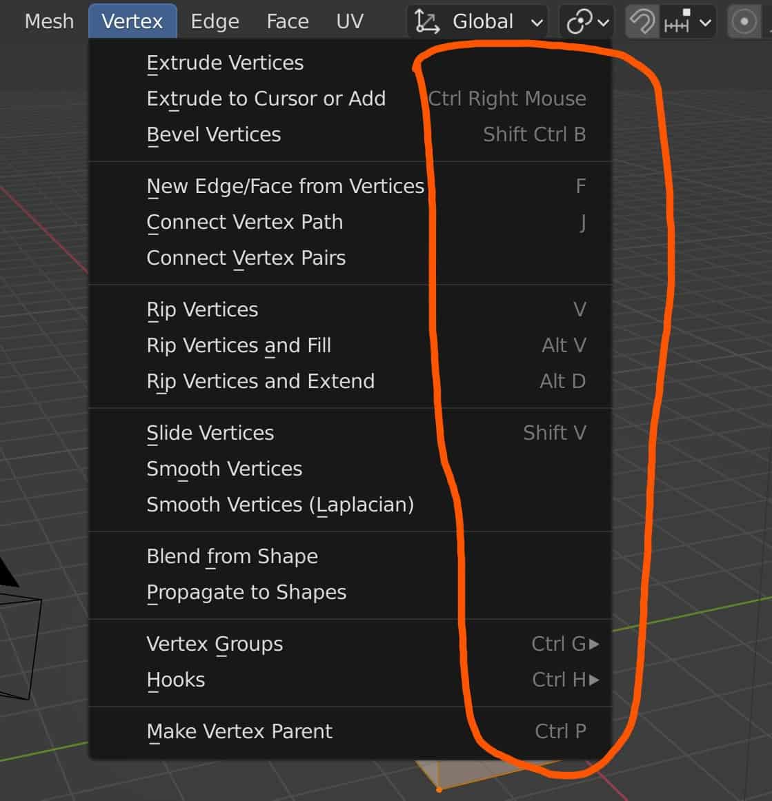 what-are-the-shortcuts-for-edit-mode-in-blender-blender-base-camp