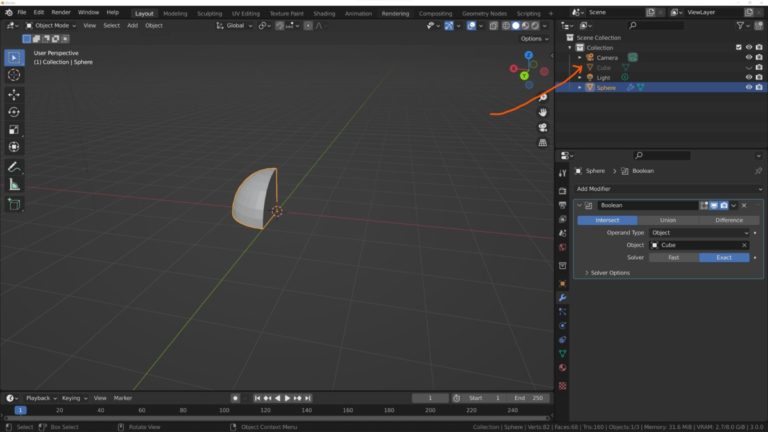 A Complete Guide To Using The Boolean Modifier In Blender - Blender 